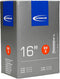 Schwalbe Binnenband SV3 - 16 inch - 47/62-3053 - 40 mm - Frans / Presta / Sclaverand - Butyl rubber - Zwart