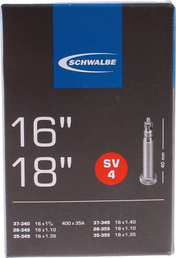 Schwalbe Binnenband - SV4 - 16 inch x 1 3/8 - 18 x 1.35 - Frans Ventiel - 40mm