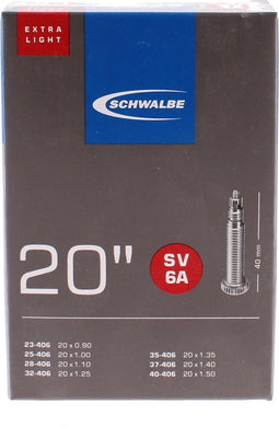 Schwalbe Binnenband - SV6A - Extra Light - 20 inch x 0.90 - 1.50 - Frans Ventiel - 40mm