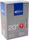 Schwalbe Binnenband SV7 - 20 inch - 20 x 1.75 inch - 40/62-406 - 40 mm - Frans / Presta / Sclaverand - Butyl rubber - Zwart