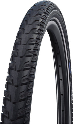 Schwalbe Draadband Energizer Plus Tour - GreenGuard - Reflectie - 28 x 1.75 inch / 47-622 - ADDIX E - Zwart