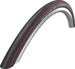 Schwalbe Draadband Lugano II - K-Guard - 28 x 1 inch / 25-622 - Silica - Zwart/Rood