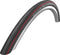 Schwalbe Draadband Lugano II - K-Guard - 28 x 1 inch / 25-622 - Silica - Zwart/Rood
