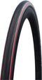Schwalbe Draadband Lugano II - K-Guard - 28 x 1 inch / 25-622 - Silica - Zwart/Rood