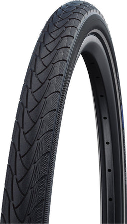 Schwalbe Draadband Marathon Plus - SmartGuard - Reflecterend - 28 x 1.1 inch / 28-622 - 80 - 110 psi – Zwart