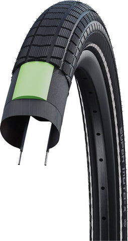 Schwalbe Draadband Super Moto-X - GreenGuard - 27.5 x 2.4 inch / 62-584 - 30-55 psi - ADDIX – Zwart