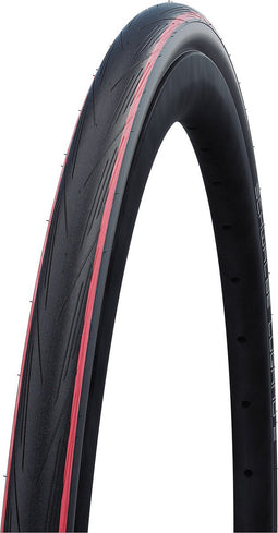 Schwalbe Lugano II - K-Guard - Antilek - LiteSkin - 28 x 1 inch / 25-622 - Zwart/Rood