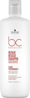 Schwarzkopf Bonacure Repair Rescue Shampoo - 1000 ml- Normale shampoo - Voor Alle haartypes -