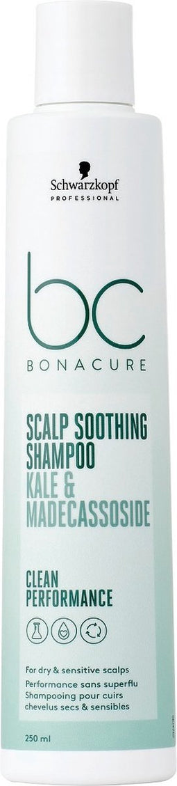 Schwarzkopf Bonacure Scalp Soothing Shampoo - 250 ml- Normale shampoo - Voor Alle haartypes -