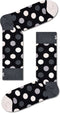 Happy Socks 4-pack sokken - Heren & Dames - Klassiek zwart-wit (4 paar)