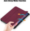 3-Vouw sleepcover hoes - Geschikt voor iPad Pro 11 inch (2018/2020/2021) - Bordeaux Rood