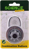 Science Explorer Hangslot Met Cijfercombinatie 13 X 8 Cm Metaal Grijs