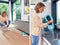 Leifheit Clean Twist M - Vloerwisser Ergo - Mobiel systeem met wieltjes - 33 cm - Turquoise