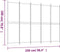 vidaXL - Kamerscherm - met - 5 - panelen - 250x180 - cm - stof - zwart