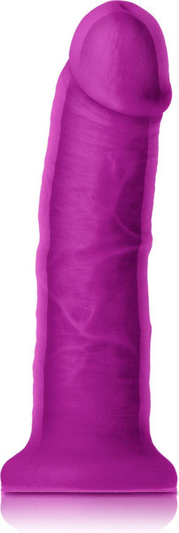 COLOURS DUAL DENSITY 7 INCH GIRTH DILDO PURPLE