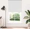 vidaXL - Rolgordijn - verduisterend - 135x210 - cm - stofbreedte - 131,6 - cm - wit