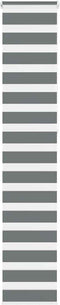 vidaXL - Zebra - rolgordijn - 50x230 - cm - stofbreedte - 45,9cm - donkergrijs