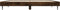 vidaXL - Bedframe - bewerkt - hout - gerookt - eikenkleurig - 135x190 - cm