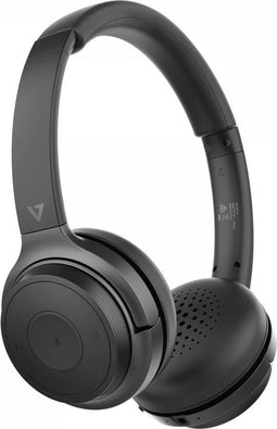 V7 HB600S - Hoofdtelefoon met microfoon - Bluetooth 5.0 - Zwart