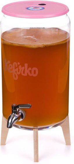 Kombucha Glazen pot op statief