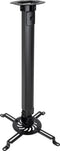 TooQ PJ3030TN-B - Plafondondersteuning Projector - Kantelbaar en Draaibaar - 20kg 57,5 - 82,5 cm -20º/+20º 360º Zwart
