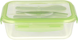 Lunchbox inclusief Bestekset, Glas, 1.2 liter - Pebbly