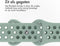 imoshion Sport⁺ bandje - Geschikt voor Apple Watch 1, 2, 3, 4, 5, 6, 7, 8, 9, 10 (42 mm), SE - 38/40/41 mm - Light Green & Green - M/L