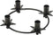 Sterren krans | kandelaren | 4-arms | zwart | Ø 25cm