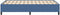 vidaXL - Bed - Frame - Blauw - 120x200 - cm - Corduroy - Stof