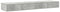 vidaXL - Ligbed - in - Betongrijs - - - 135x36.5x16.5 - cm, - Gemaakt - van - Engineered - Wood