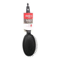Ontwar Haarborstel Red Kiss Kiss Rubberized Zwart Ovalen