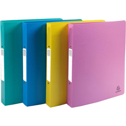 Exacompta ringmap Forever Young ft A4 maxi, 2 ringen van 3 cm, geassorteerde kleuren