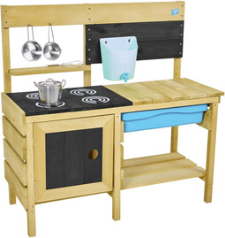 TP Toys - TP612 - Complete Deluxe Houten Speelgoedkeuken - FSC-gecertificeerd Hout - Natuur