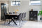House Nordic Vloerkleed Havana Zwart/Wit 160x230cm
