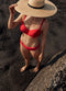 CYELL Dames Bikinitop - Voorgevormd met Beugel - Maat 40E - Rood