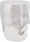 vidaXL - Gezichtkruk - Zilver - 33x33x45 - cm - Aluminium