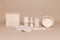 MOOISA - Travertine dienblad rond met rand tray - Ø30cm - rond marmer dienblad - vierkant marmer dienblad - decoratie schaal - tapasplank - serveerplank