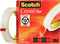 Scotch® Crystal Clear Tape, 19 mm x 66 m