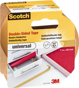 Scotch - Dubbelzijdige plakband universeel 50mmx7m