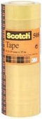 Scotch® General Purpose Tape, Transparant, Toren, 15 mm x 33 m, 10 Rollen/Toren