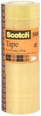 Scotch® General Purpose Tape, Transparant, Toren, 15 mm x 33 m, 10 Rollen/Toren
