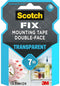 Scotch® Montagetape, transparant, 19 mm x 1.5 m