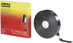 Scotch Scotch™ 22 SCOTCH22-12X33 Isolatietape Scotch 22 Zwart (l x b) 33 m x 12 mm 1 stuk(s)
