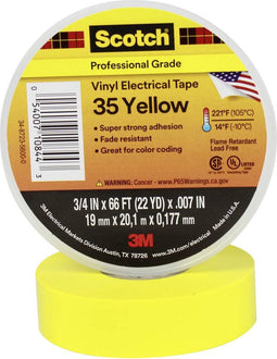 Scotch Scotch™ 35 SCOTCH35-19X20YE Isolatietape Scotch 35 Geel (l x b) 20 m x 19 mm 1 stuk(s)
