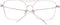 Scotch & Soda SS1008 55416 bril zonder sterke - Dames - Goudkleurig
