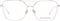 Scotch & Soda SS1008 55416 bril zonder sterke - Dames - Goudkleurig