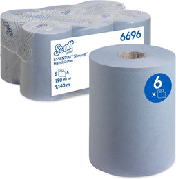 Scott - Handdoekrol 6696 ess. slimr. 1lgs 190m blauw