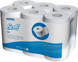 SCOTT® PERFORMANCE Toilettissue Rollen - Standaard / 600 - Wit