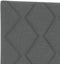 vidaXL - Hoofdbord - met - Diamant - Blokkenontwerp - - - Donkergrijs - - - 200 - cm - - - Stoffering