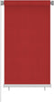 vidaXL - Rolgordijn - voor - buiten - 80x140 - cm - HDPE - rood